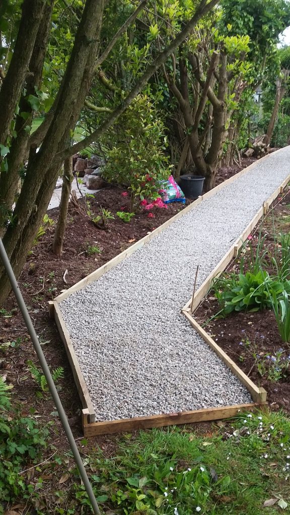 creating a garden path